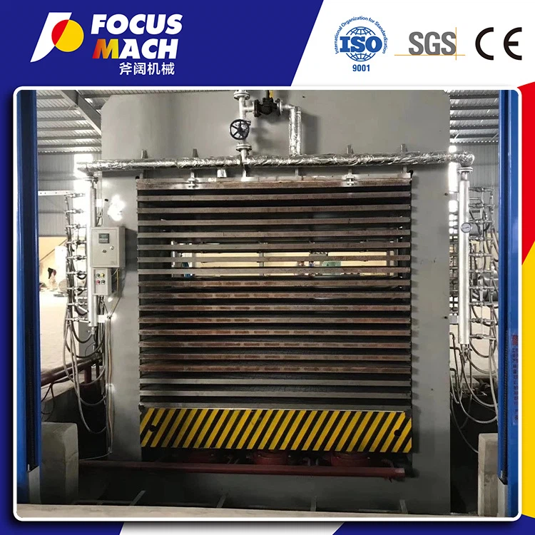 Машина для гарячого пресування фанери вагою 800 тонн