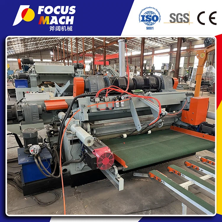 FULLY-AUTOMATIC VENEER PEELING PRODUCTION LINE 3 FULLY-AUTOMATIC VENEER PEELING PRODUCTION LINE 3