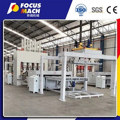 Автоматична машина для гарячого пресування плити МДФ/ДСП з коротким циклом ламінування меламіном/машина для пресування деревини Гарячий прес для шпону
