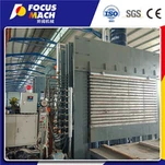 Машина гарячого пресування OSB